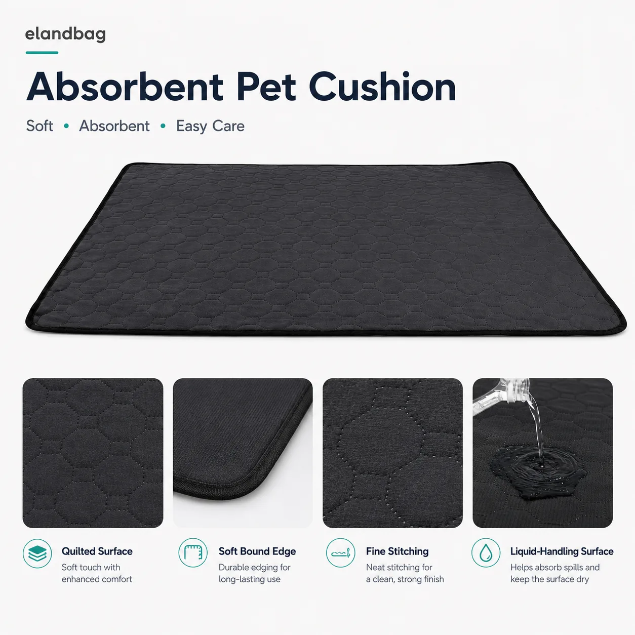 Absorbent Pet Cushion Manufacturer Factory thumbnail 4