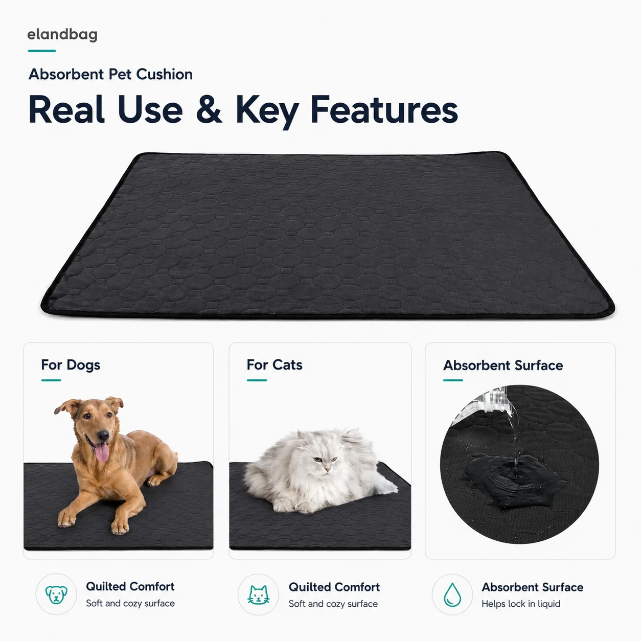 Absorbent Pet Cushion Manufacturer Factory thumbnail 5