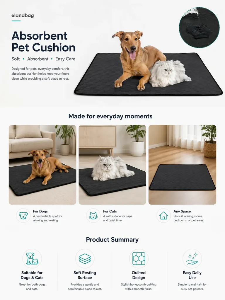 Absorbent Pet Cushion Manufacturer Factory