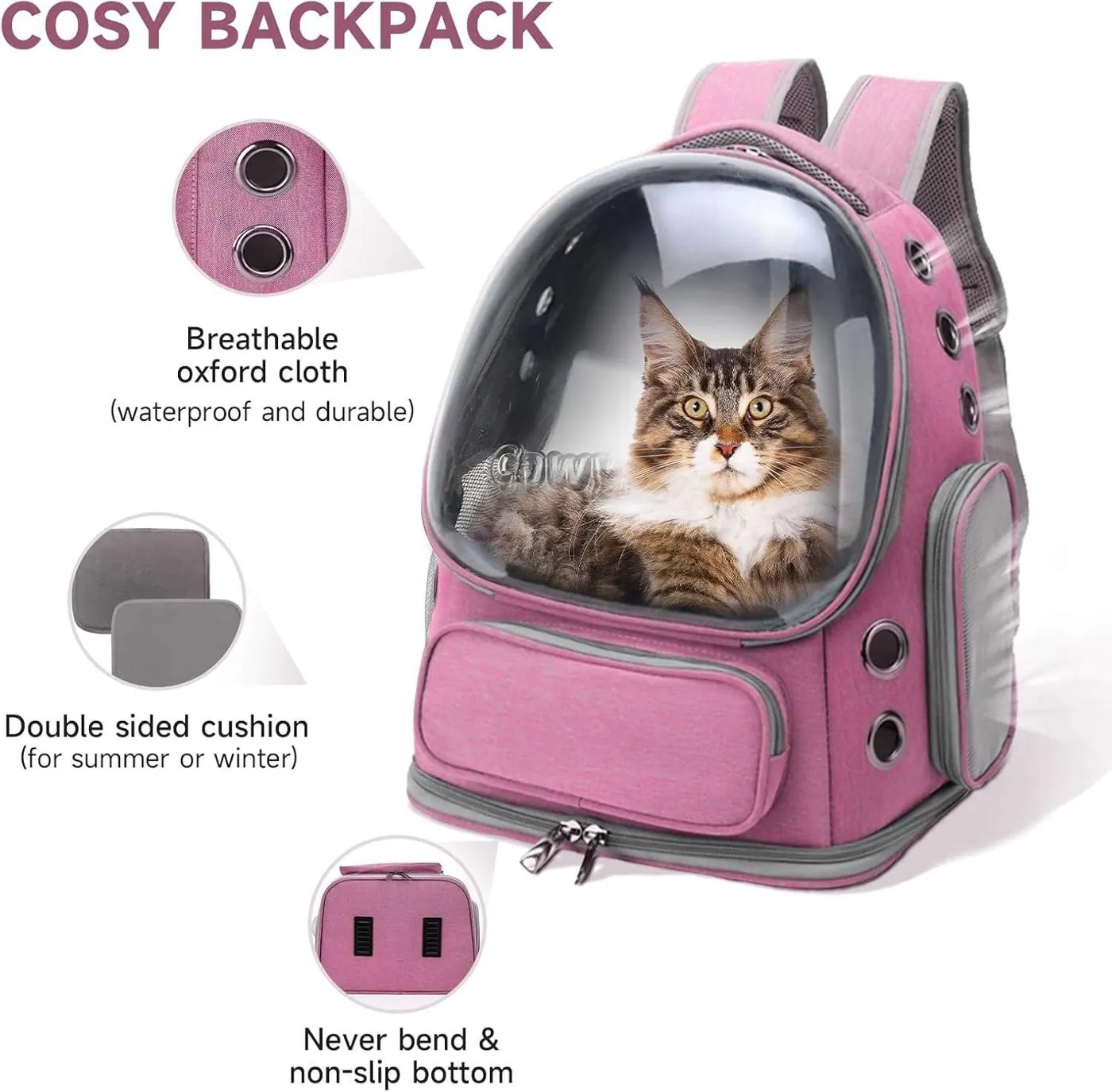 Custom Cat Backpack Manufacturer Factory thumbnail 5