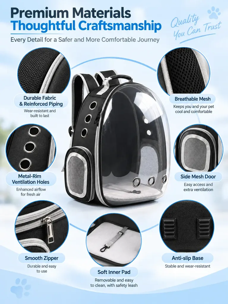 Custom Cat Backpack Manufacturer