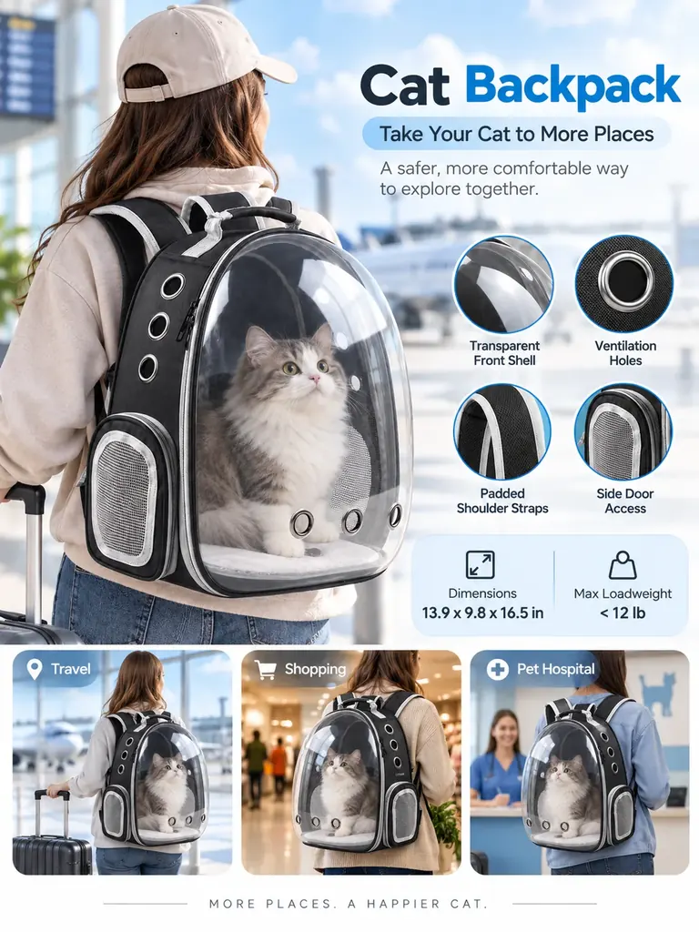 Custom Cat Backpack Manufacturer
