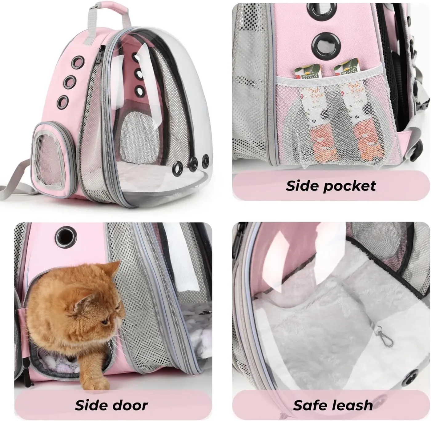 Custom Cat Carrier Backpack thumbnail 4
