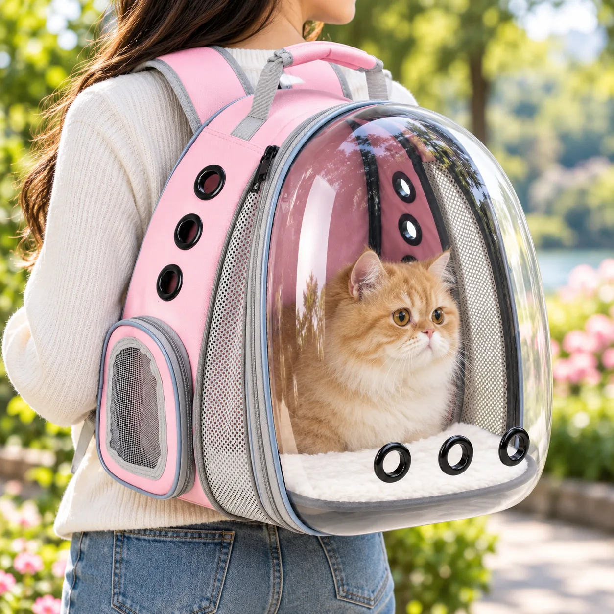 Custom Cat Carrier Backpack thumbnail 5