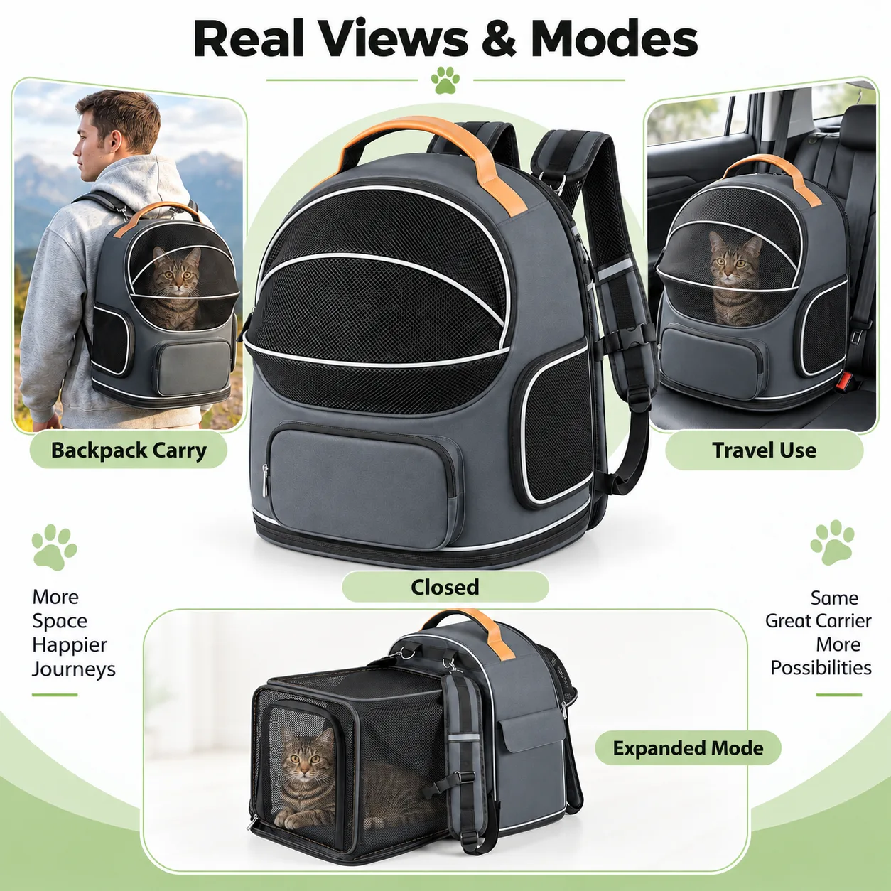 Custom Cat Carrier Backpack thumbnail 5