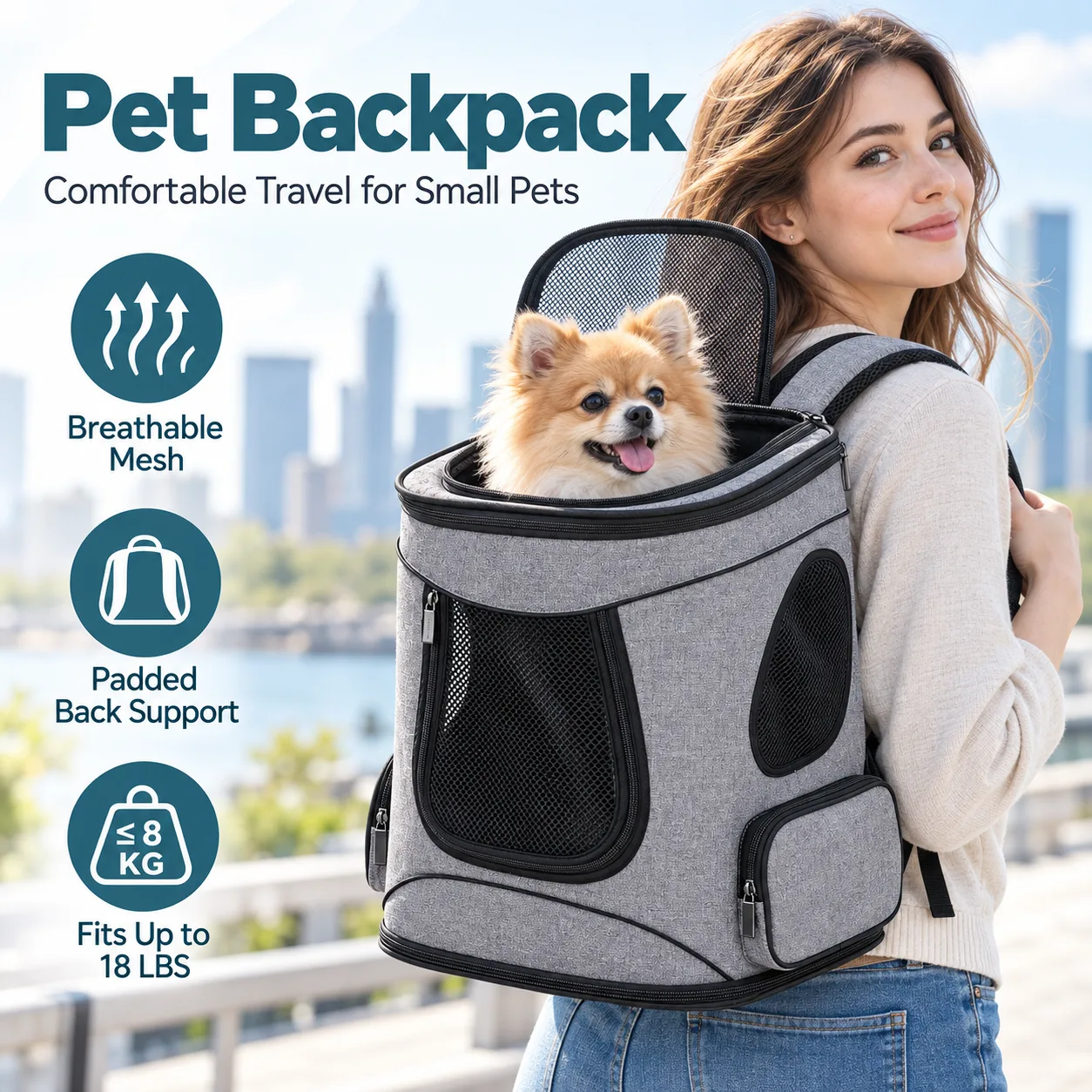Custom Pet Backpack Supplier
