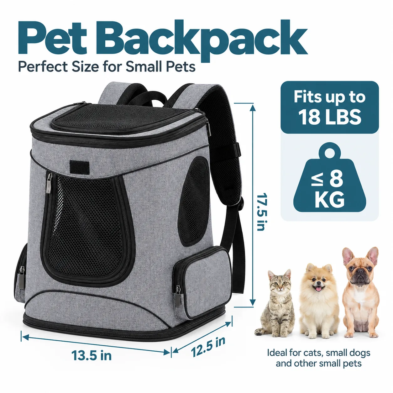Custom Pet Backpack Supplier thumbnail 3