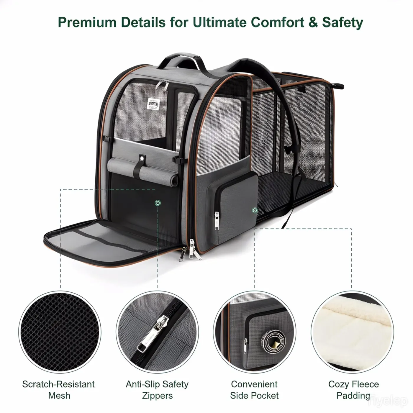 Custom Cat Carrier Backpack Manufacturer thumbnail 5