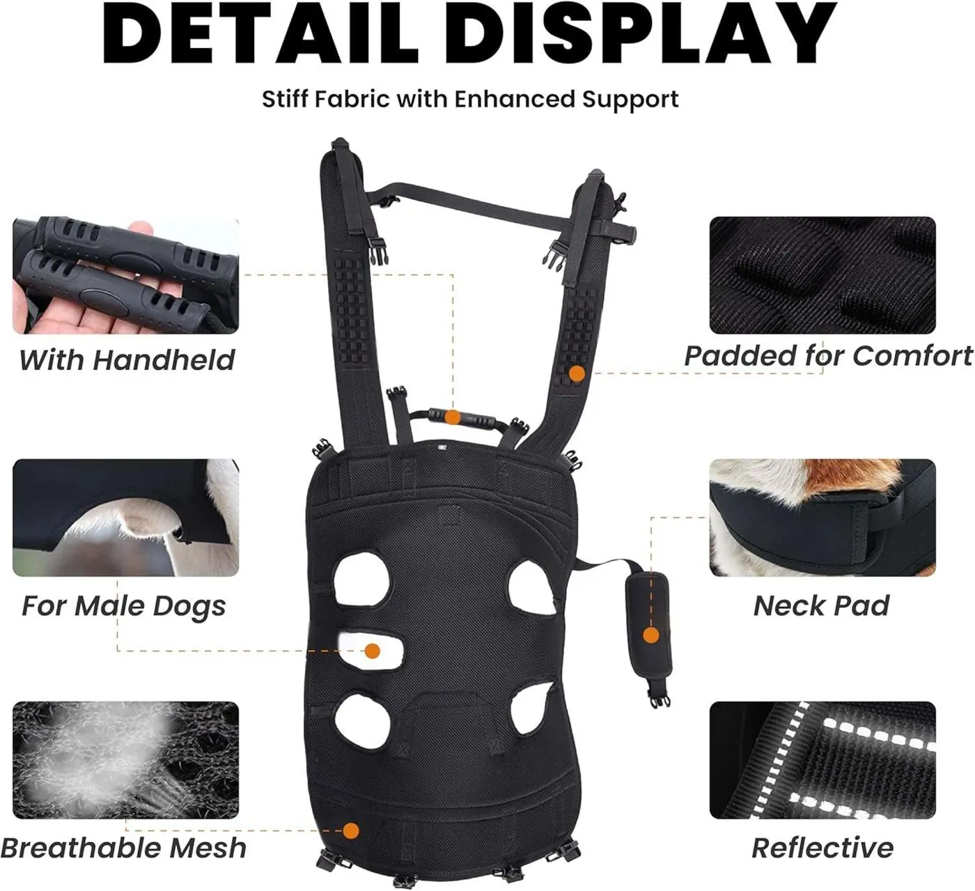 Custom Dog Lift Harness Backpack Manufacturer thumbnail 2