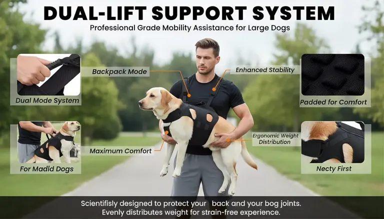 Custom Dog Lift Harness Backpack Manufacturer
