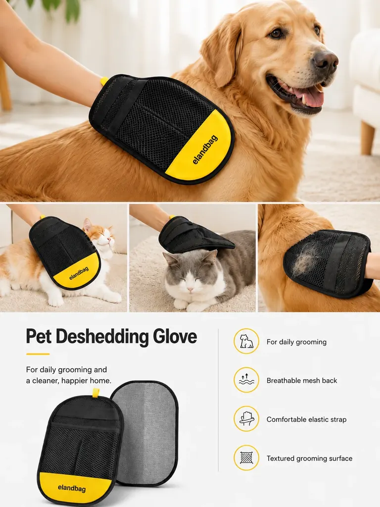 Custom Pet Deshedding Glove