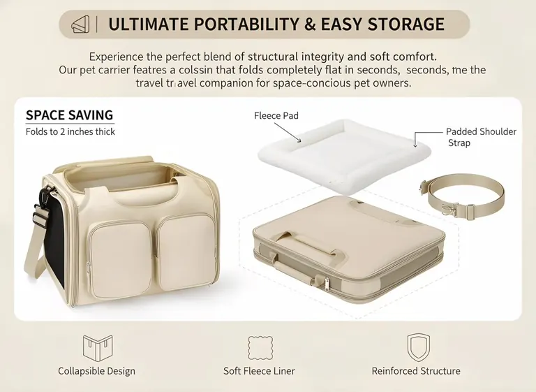 Custom Pet Travel Bag Manufacturer