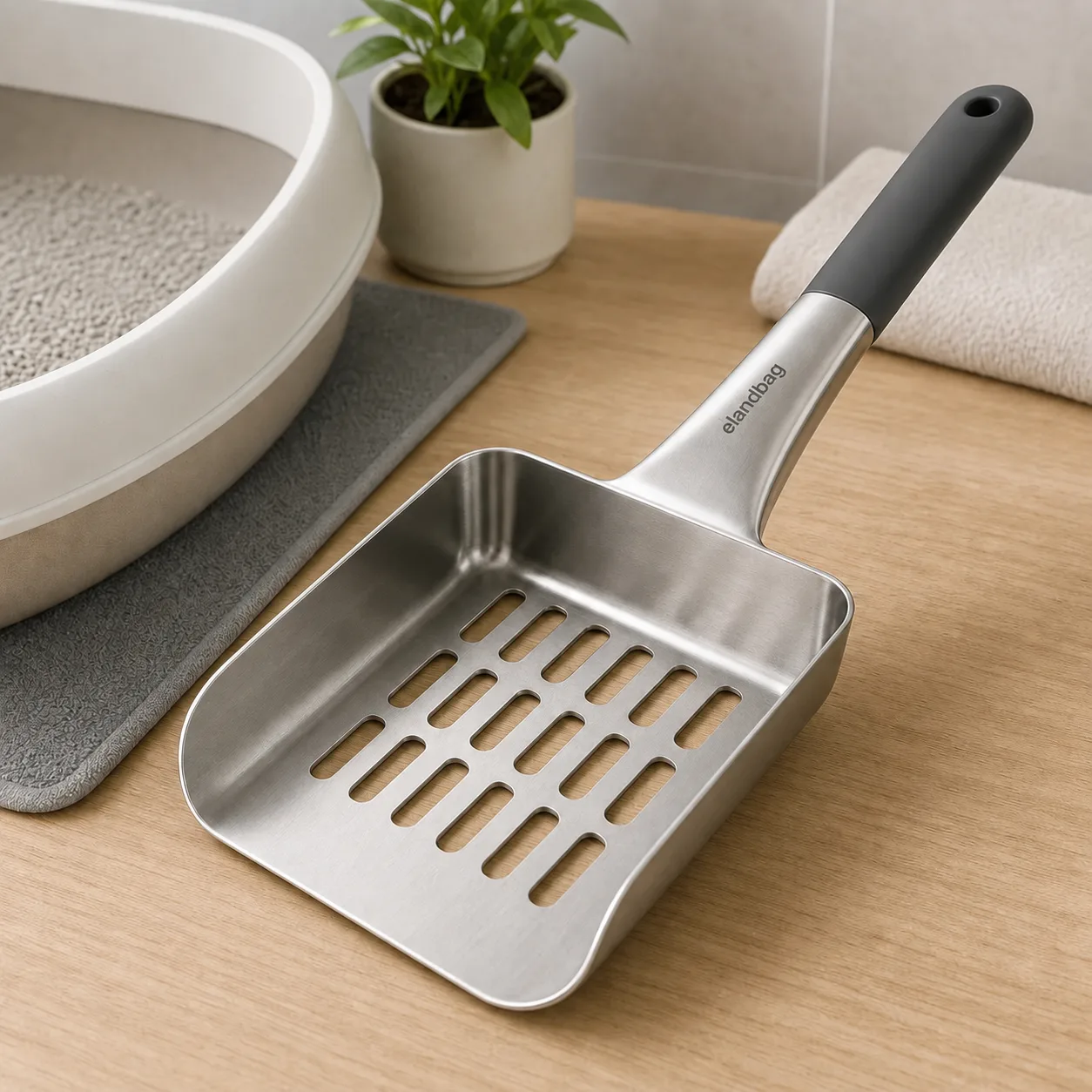 Custom Stainless Cat Litter Scoop thumbnail 2