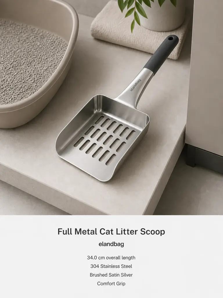 Custom Stainless Cat Litter Scoop