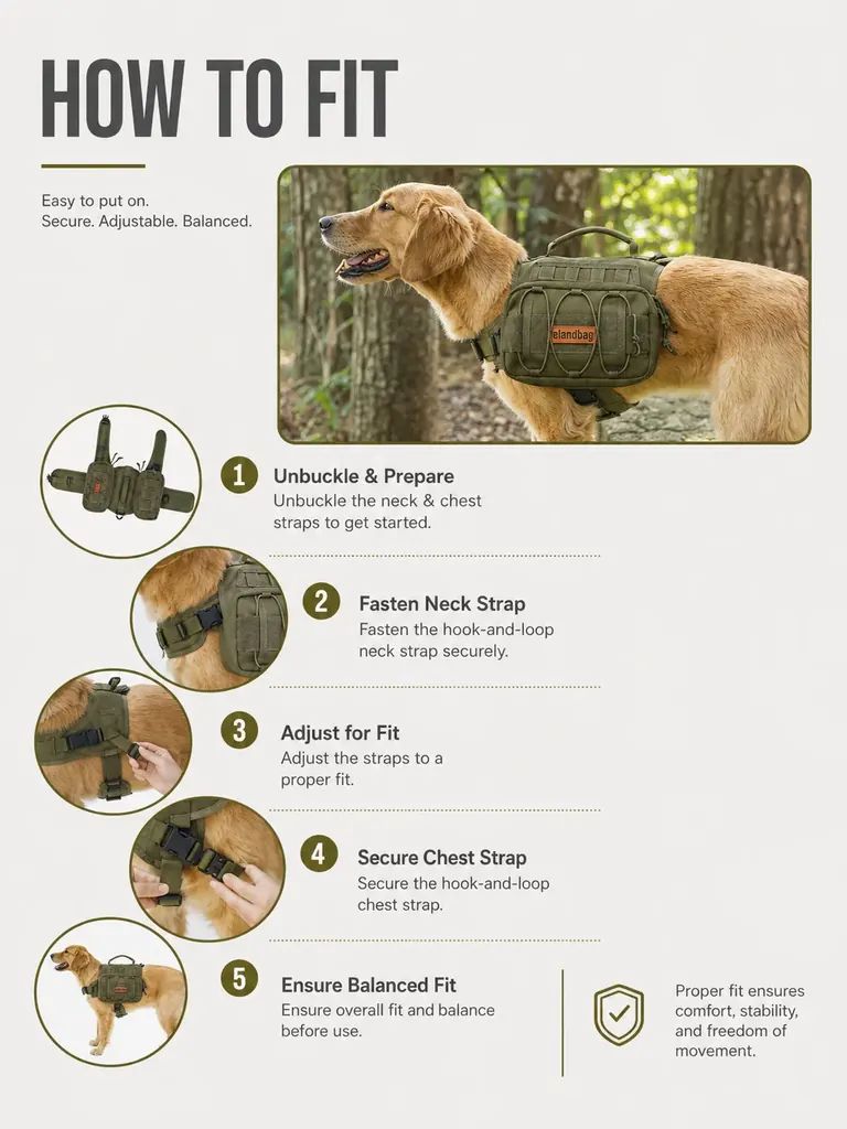 dog saddle pack manufacturer