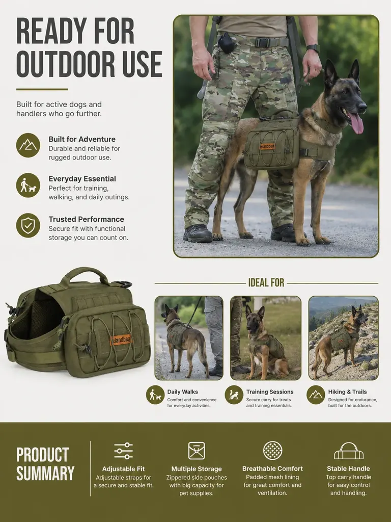 dog saddle pack manufacturer