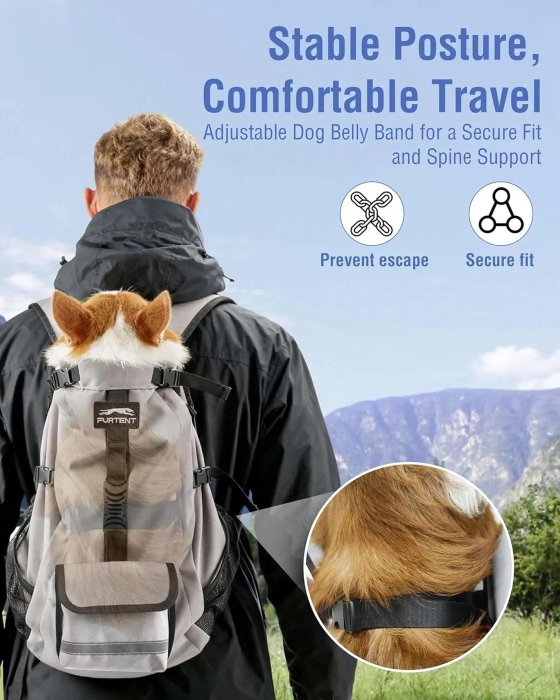 Custom Dog Hiking Backpack Factory thumbnail 2