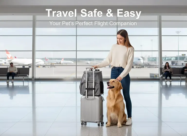 Custom Dog Travel Bag Backpack Supplier