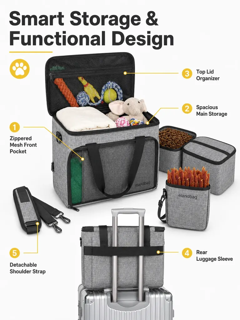 pet food travel bag manufacturer