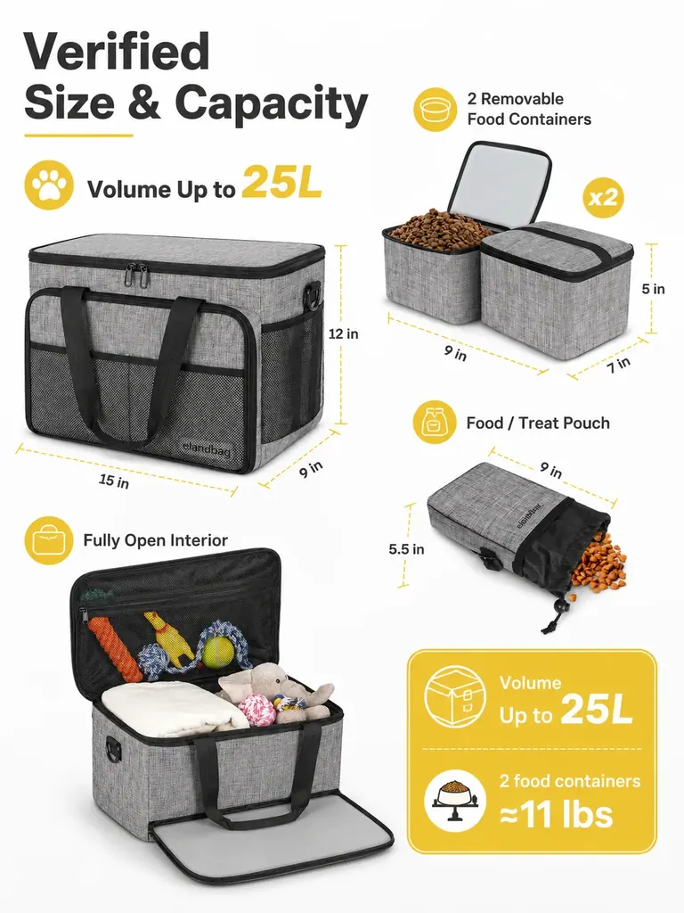 pet food travel bag manufacturer