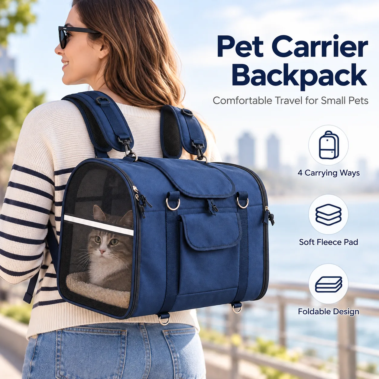 Custom Pet Carrier Backpack Manufacturer