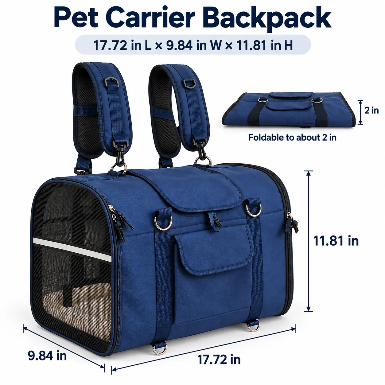 Custom Pet Carrier Backpack Manufacturer thumbnail 3