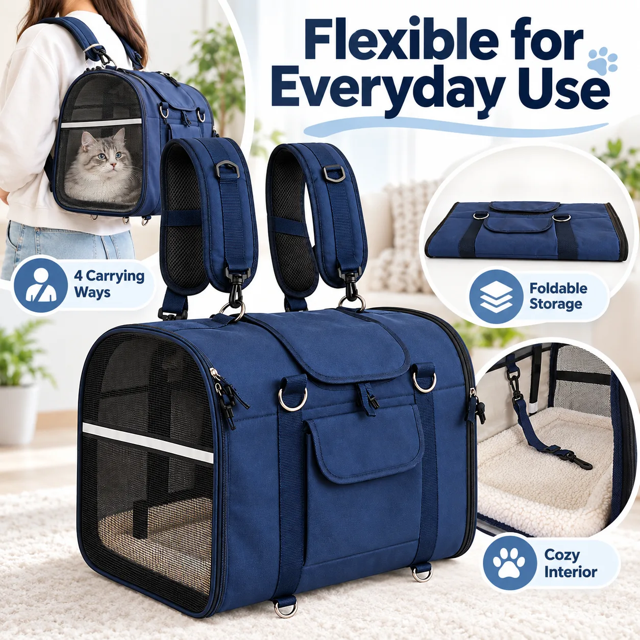 Custom Pet Carrier Backpack Manufacturer thumbnail 5