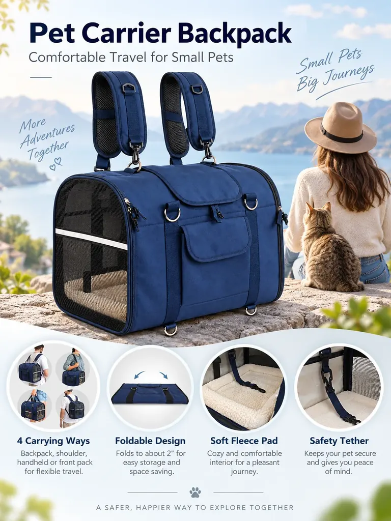Custom Pet Carrier Backpack Manufacturer