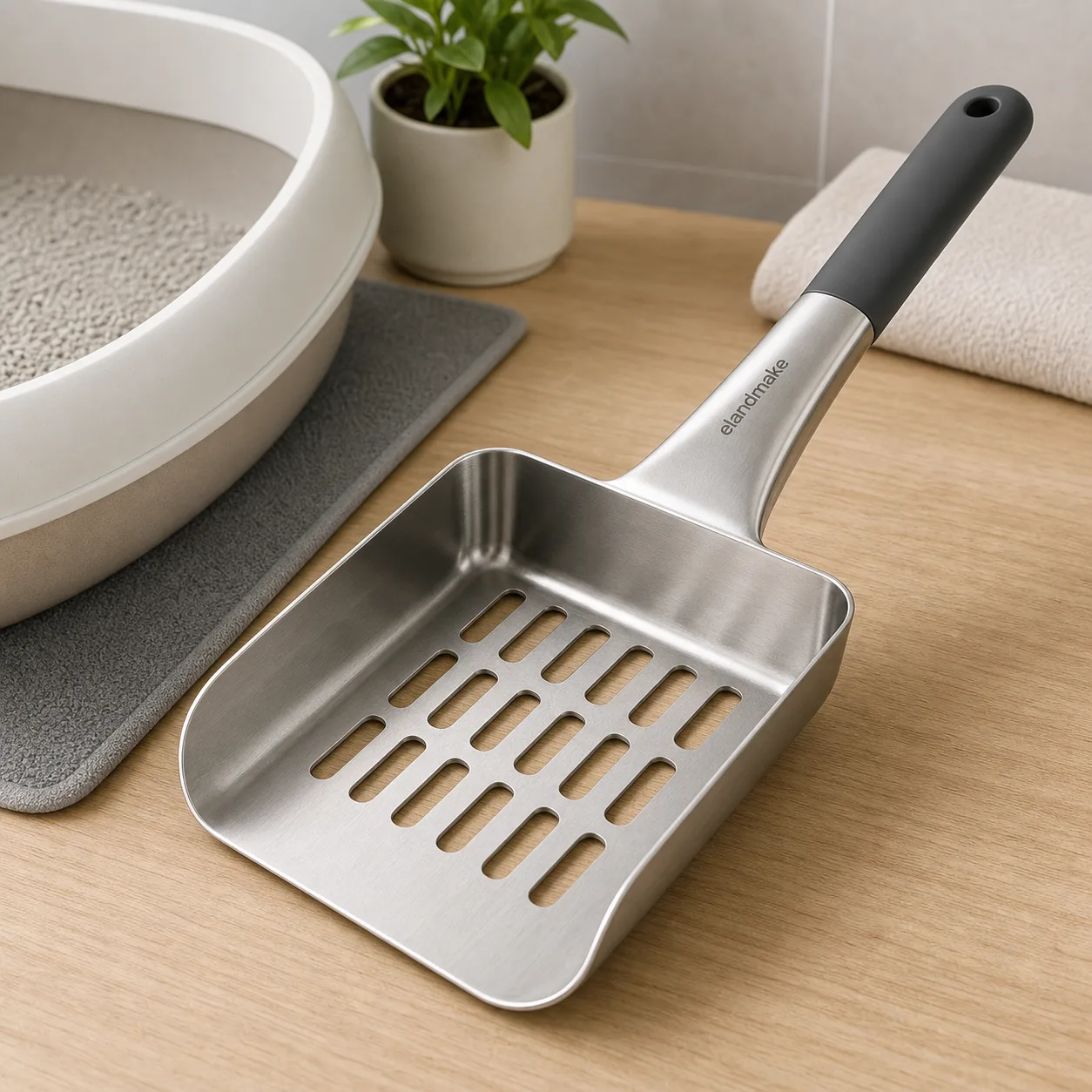 Full Metal Cat Litter Scoop With Holder Manufacturer thumbnail 5
