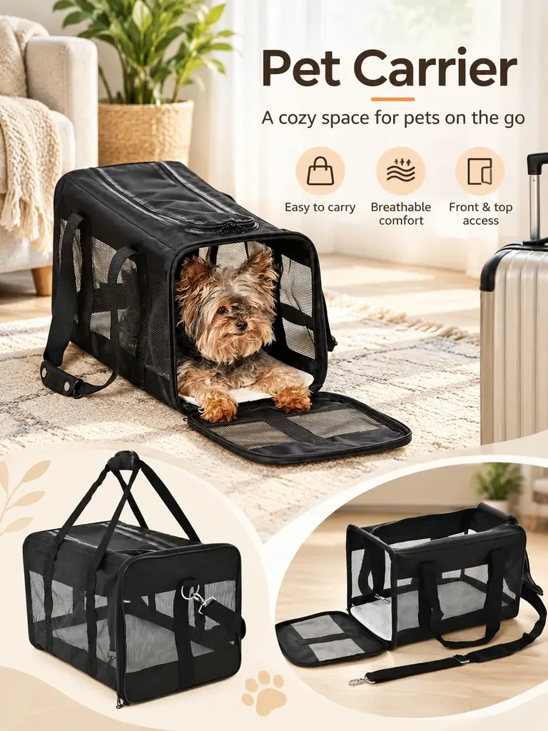 Custom Mesh Pet Carrier