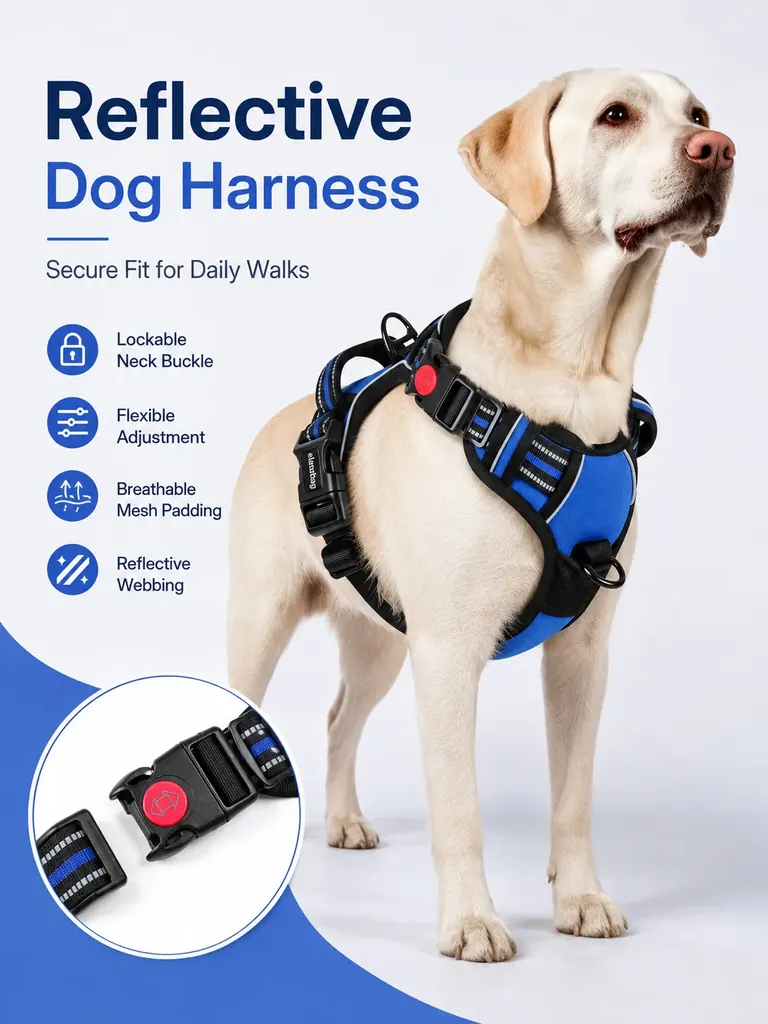 Reflective Dog Harness Manufacturer