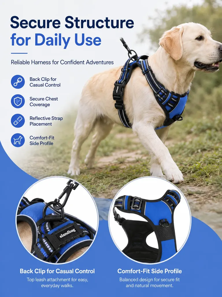 Reflective Dog Harness Manufacturer