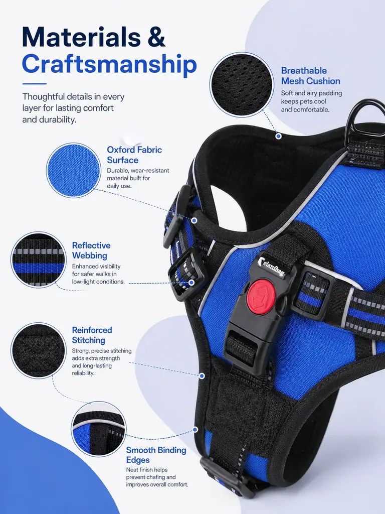 Reflective Dog Harness Manufacturer