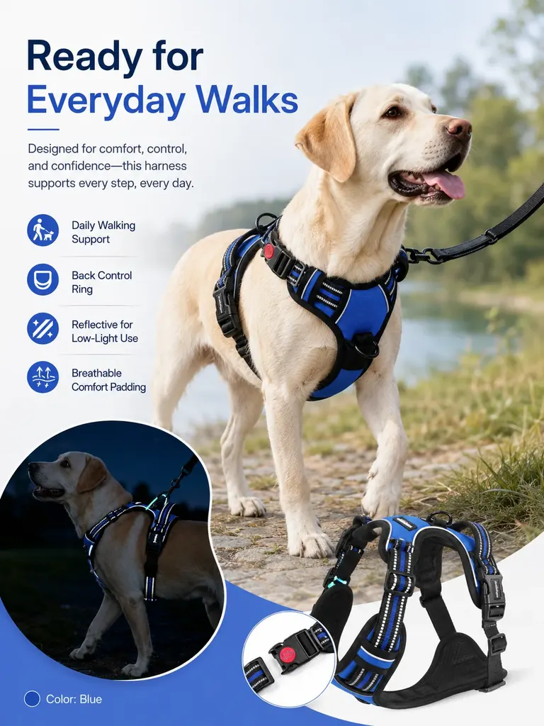 Reflective Dog Harness Manufacturer