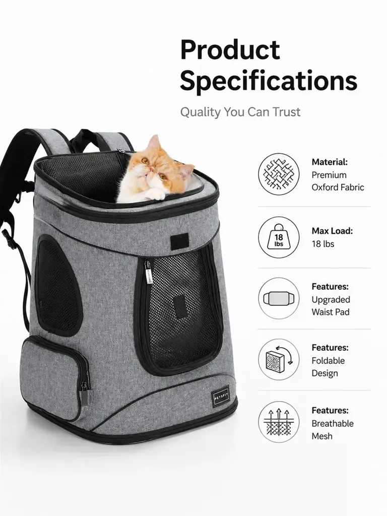 Custom Pet Backpack Supplier