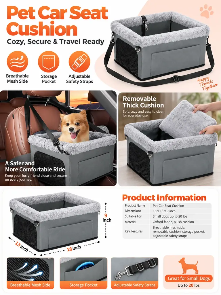 Pet Car Seat Cushion Manufacturer