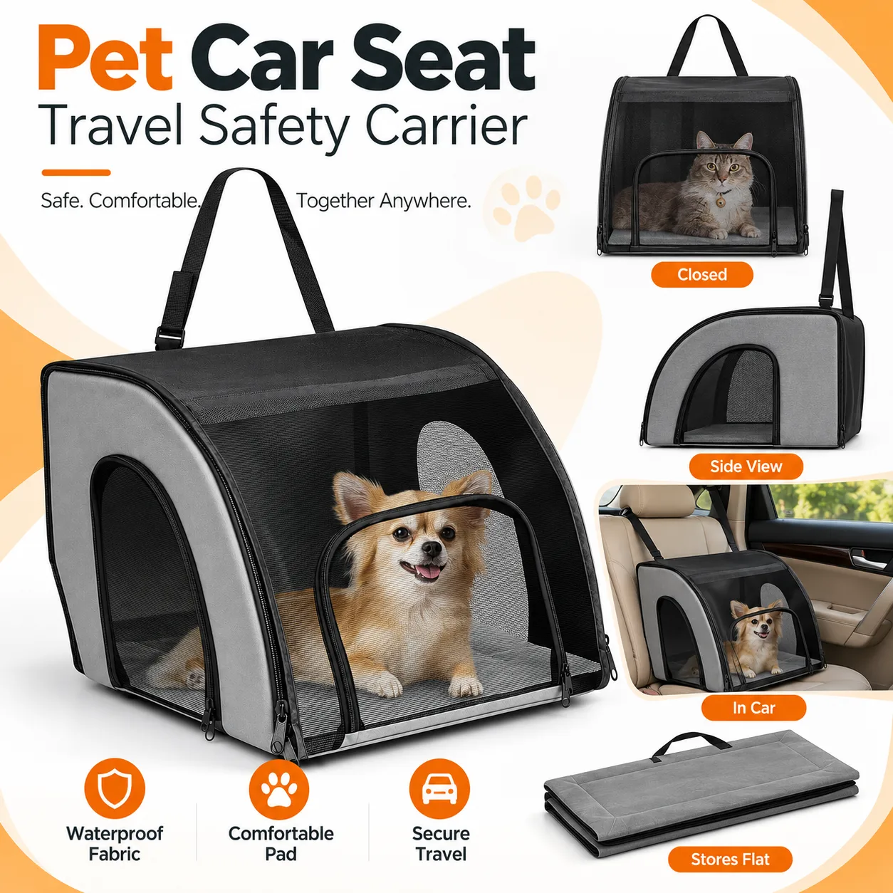 Custom Pet Car Seat thumbnail 5