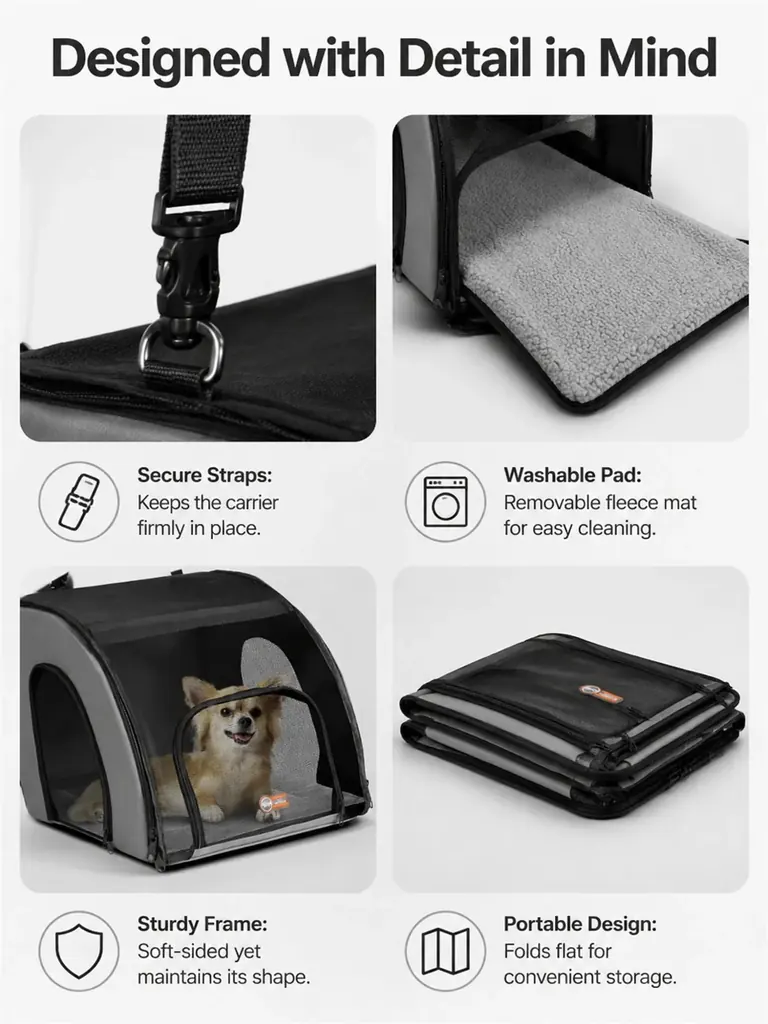 Custom Pet Car Seat Wholesale