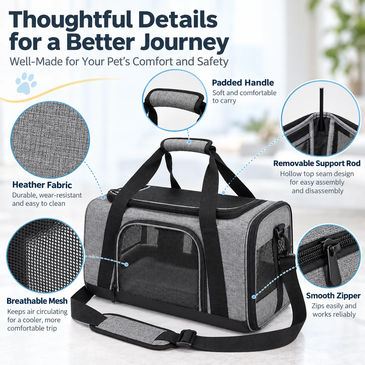 Custom Pet Carrier Airline thumbnail 4