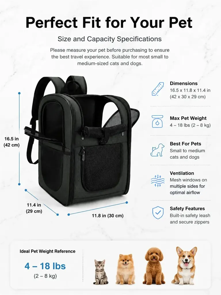 Custom Pet Carrier Backpack Supplier