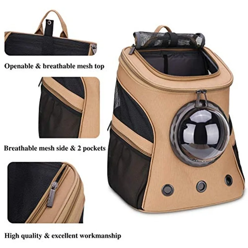 Pet Space Capsule Backpack OEM Supplier for Pet Brands thumbnail 3