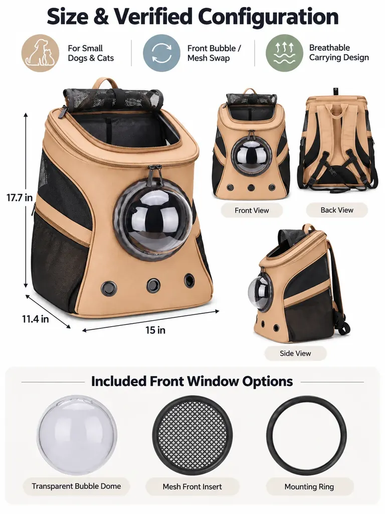 Space Capsule Pet Carrier Backpack Manufacturer