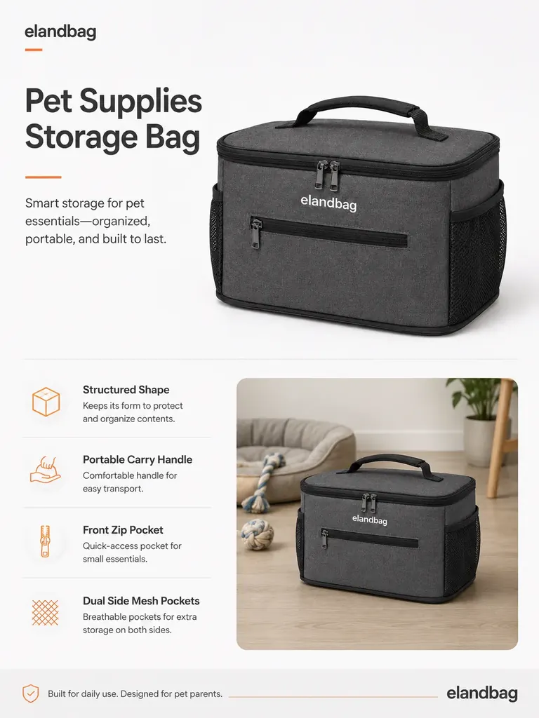 Pet Supplies Storage Bag Manufacturer