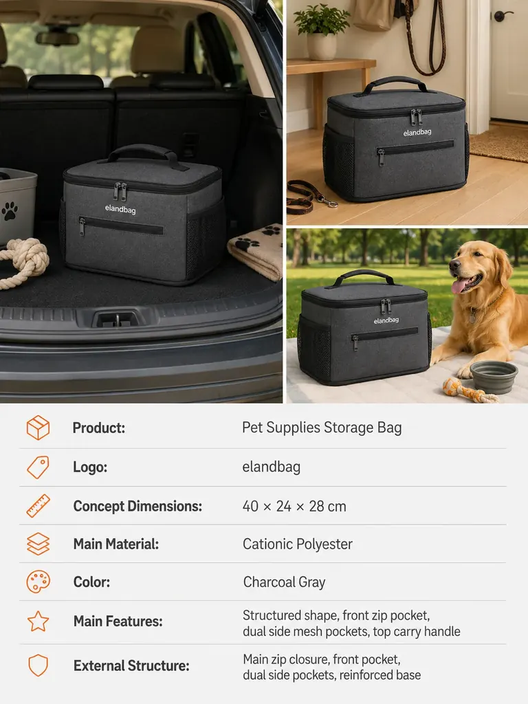 Pet Supplies Storage Bag Manufacturer