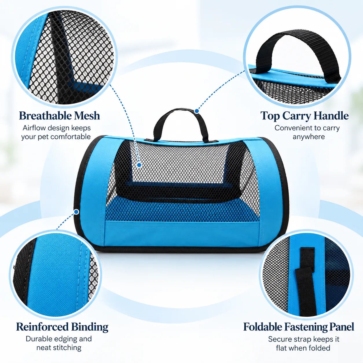 Custom Pet Travel Bag thumbnail 4