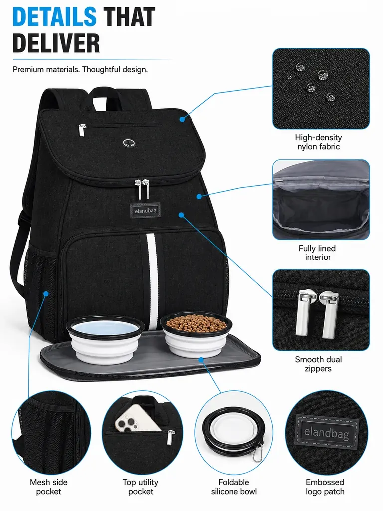 pet travel organizer bag manufacturer