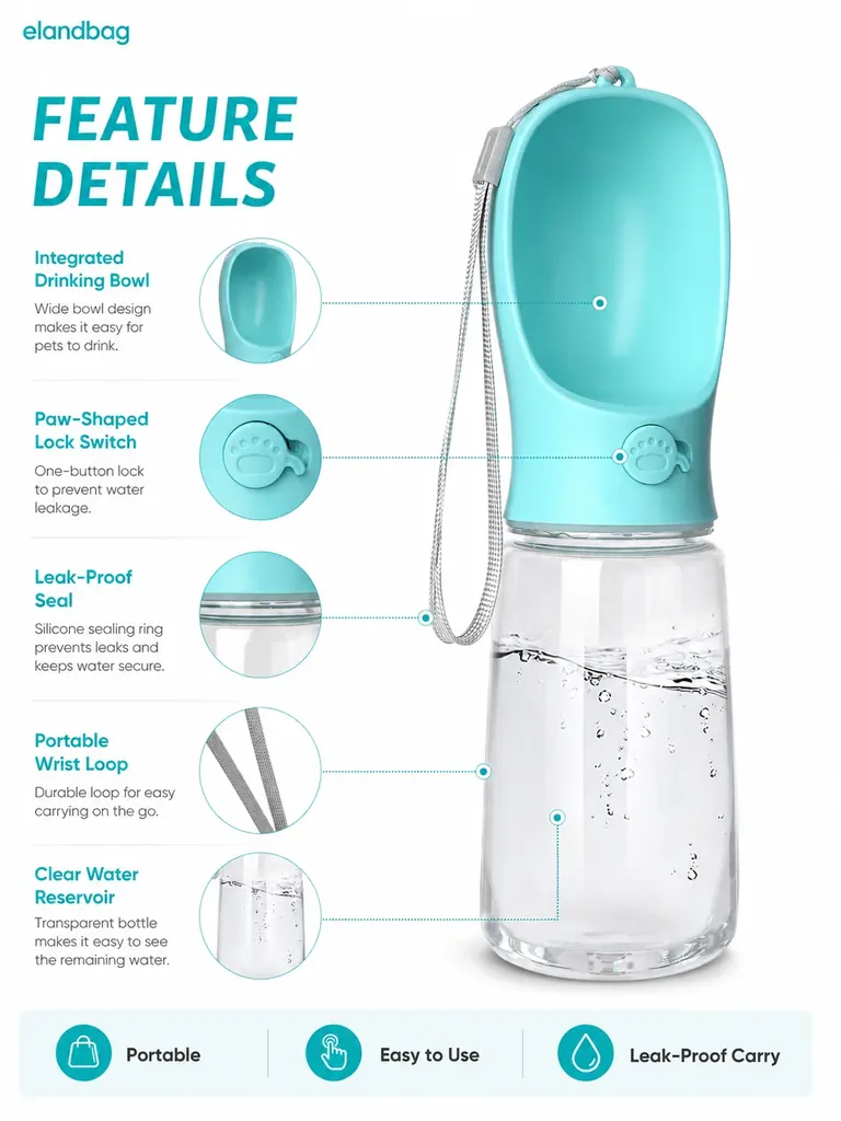 portable pet water bottle manufacturer