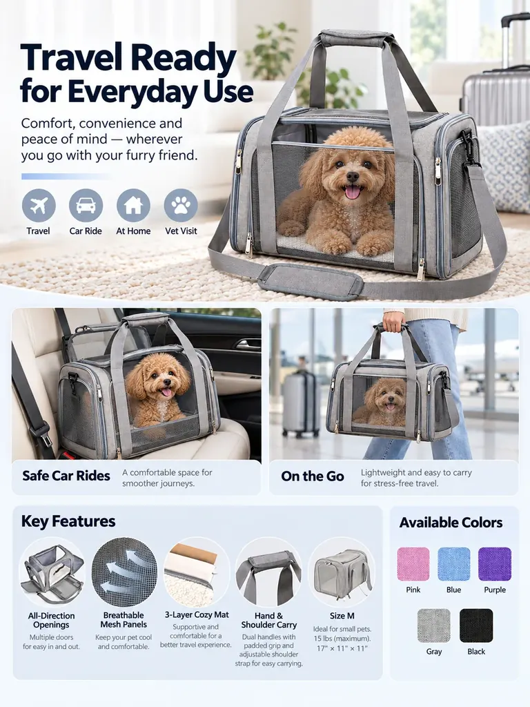Custom Small Dog Carrier Soft Sided Manufacturer