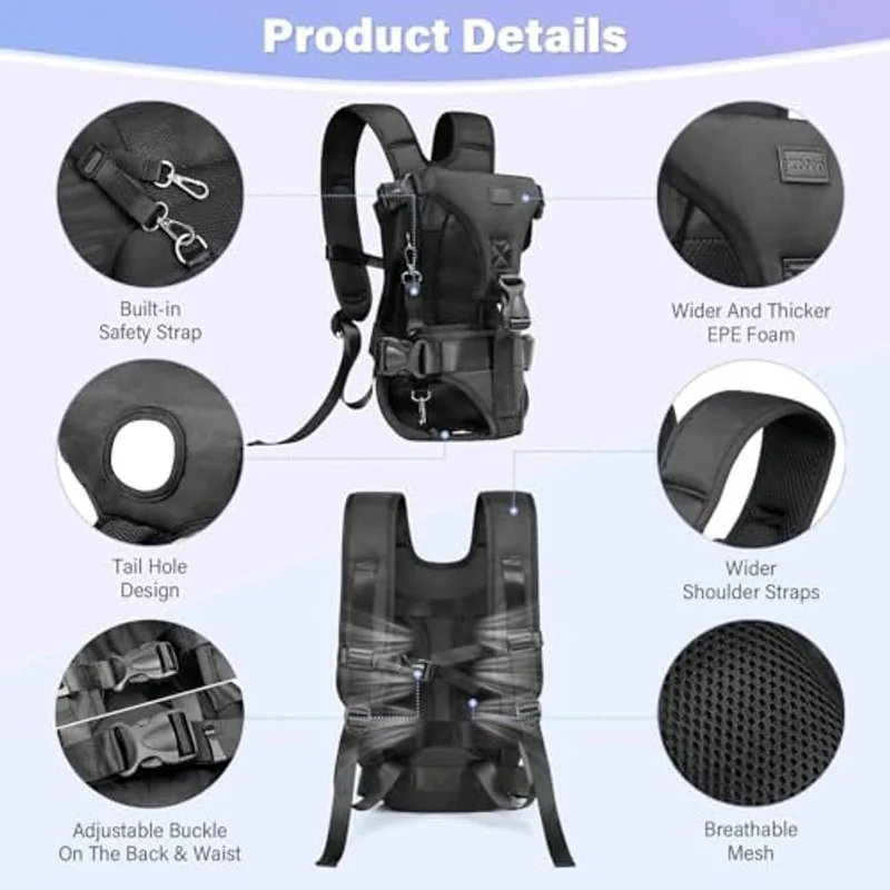 small dog front carrier backpack manufacturer thumbnail 4
