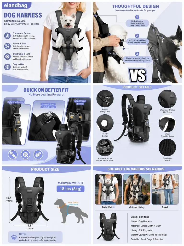 small dog front carrier backpack manufacturer